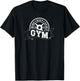 GYM C767 Gym Rabbit Workout Fitness MMA Motivation T-Shirt - T-Shirt | Black