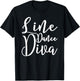 Line Dance Diva . Cute Line Dance Shirt Gift T-Shirt - T-Shirt | Black