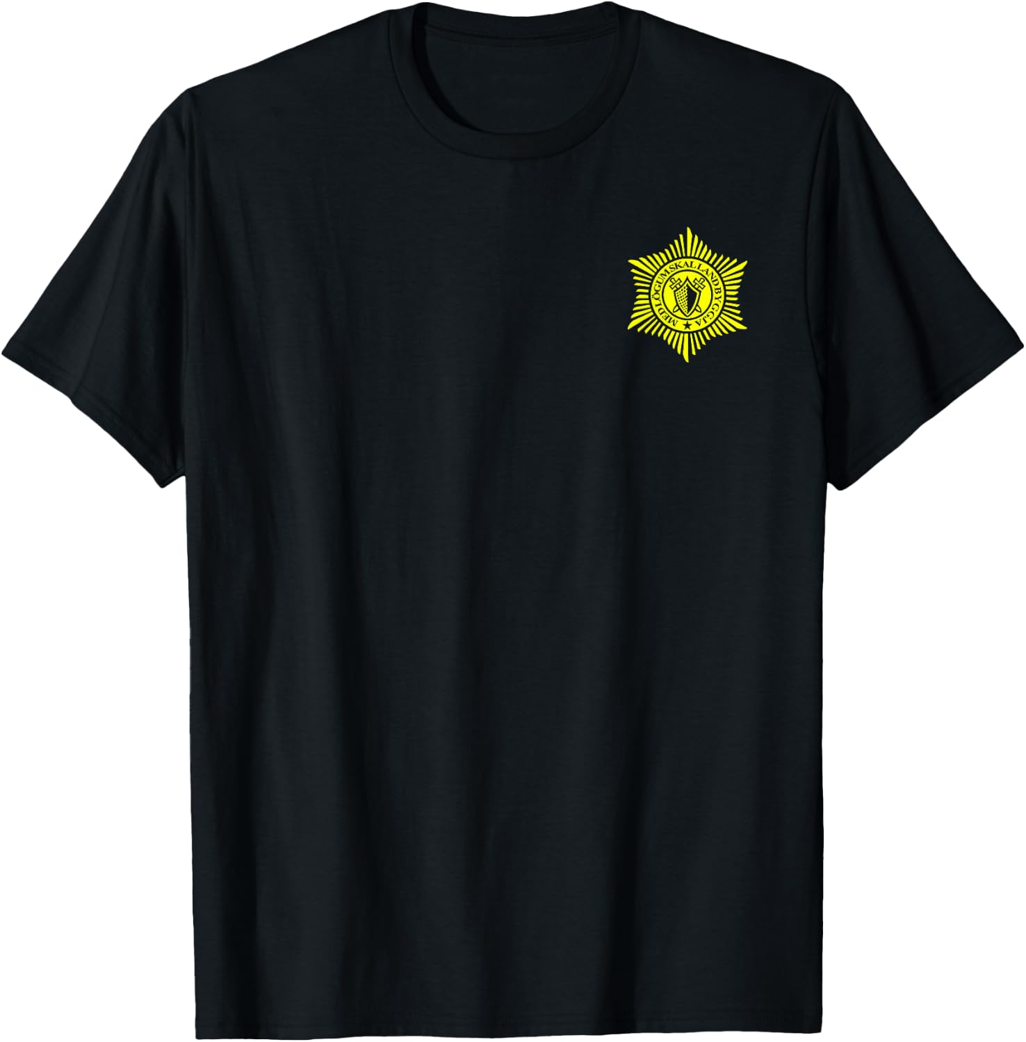 Logrelan Iceland Police T-Shirt - T-Shirt | Black