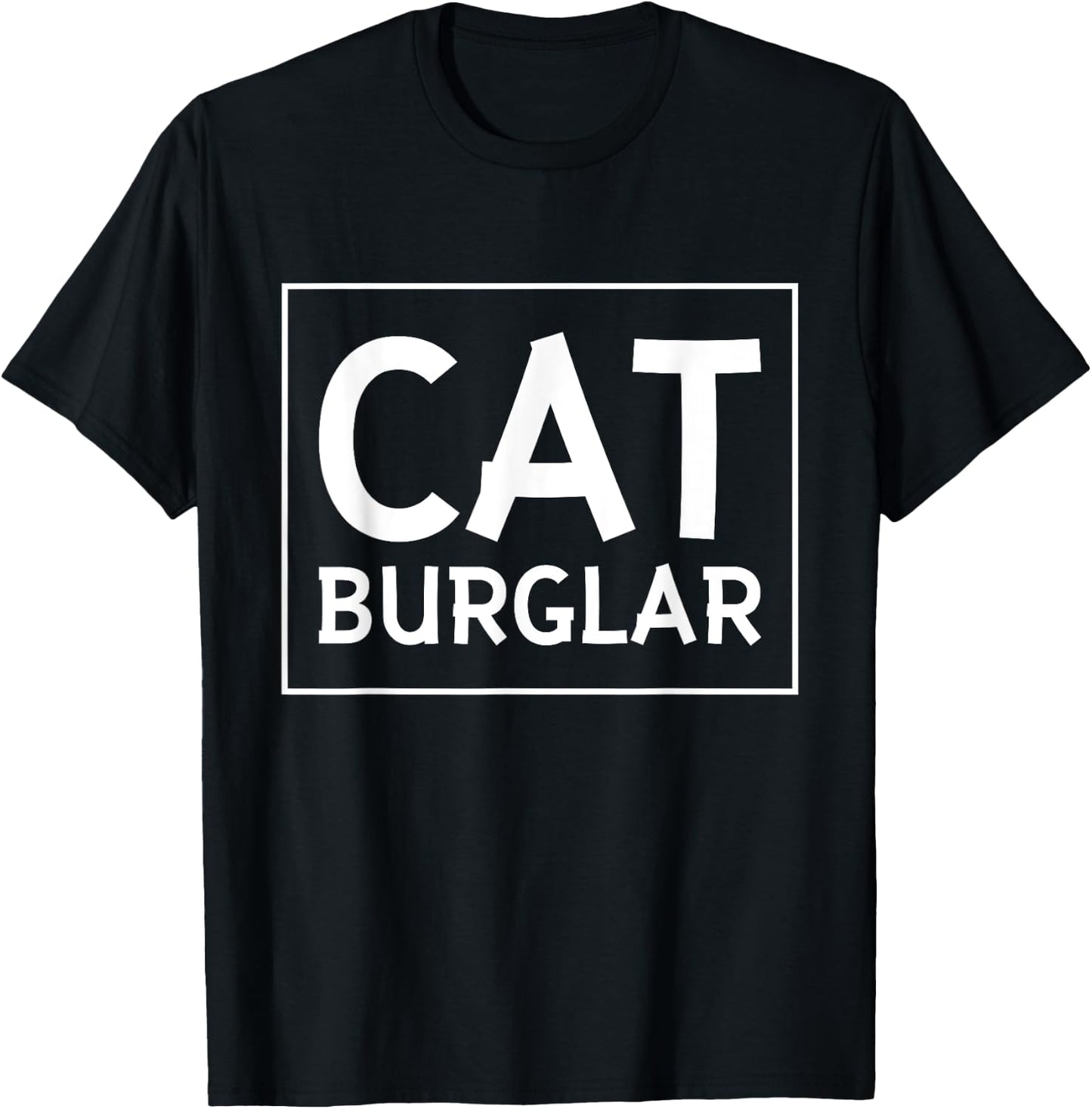 Funny Cat Burglar Outlaw Thief T Shirt T-Shirt - T-Shirt | Black
