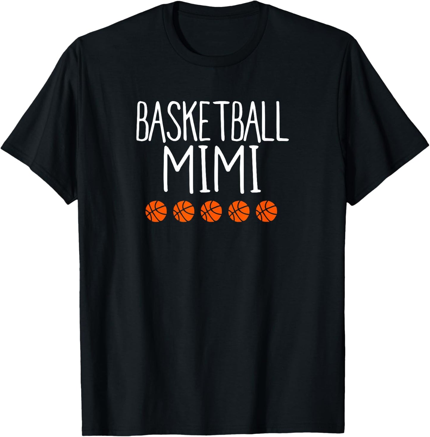 Cute Basketball Mimi Shirt Sports Shirt T-Shirt - T-Shirt | Black
