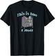 This Is How I Roll Library Book Cart T-Shirt - T-Shirt | Black