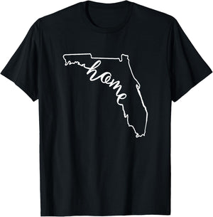 Florida Native Home Love T-Shirt - T-Shirt | Black