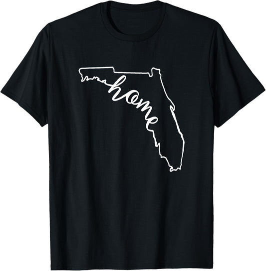 Florida Native Home Love T-Shirt - T-Shirt | Black