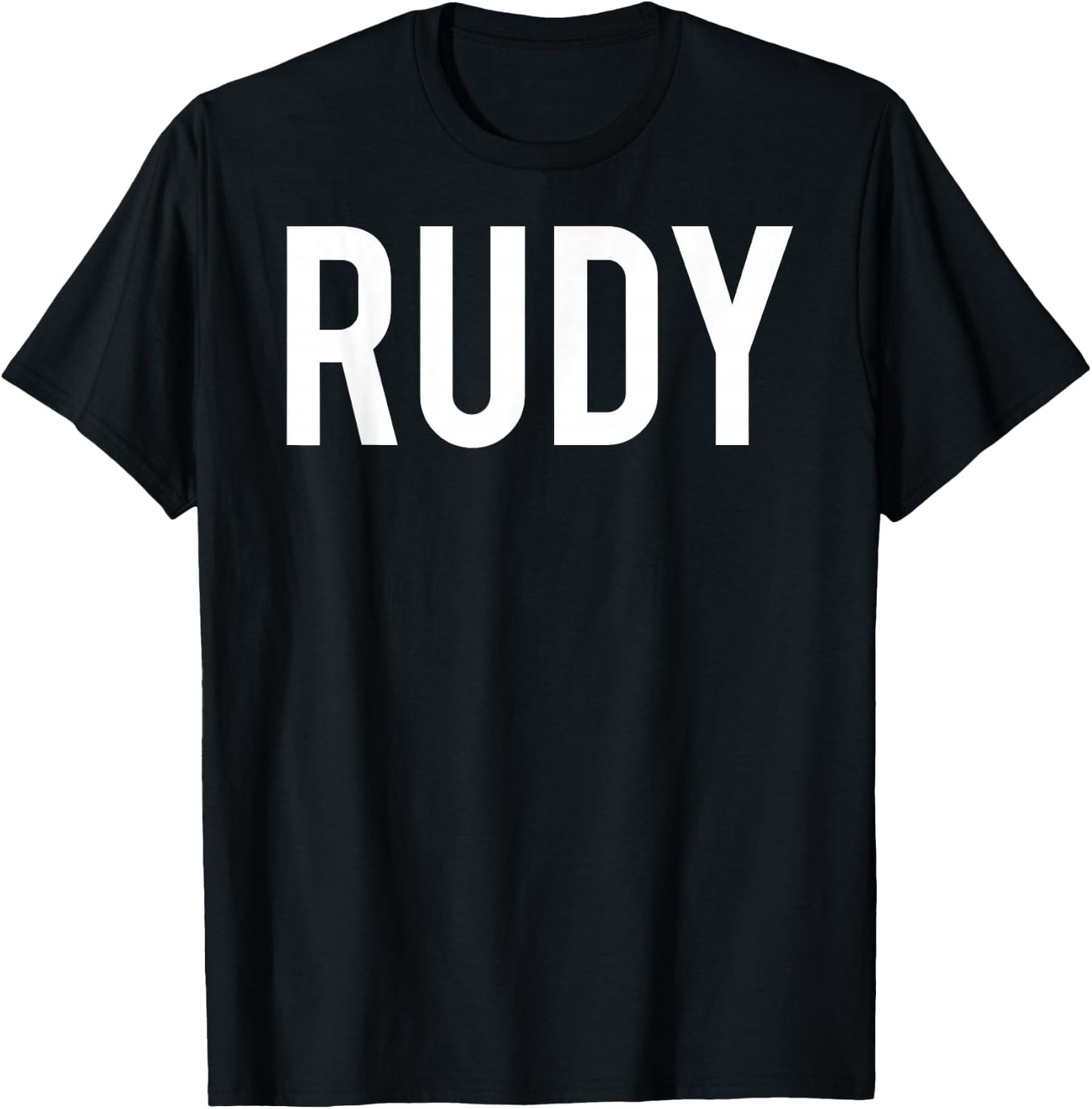 Rudy T Shirt - Cool new funny name fan cheap gift T-Shirt - T-Shirt | Black