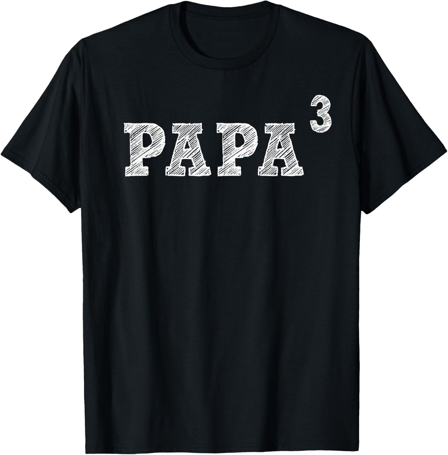 Papa3, Papa Cubed T-Shirt - T-Shirt | Black