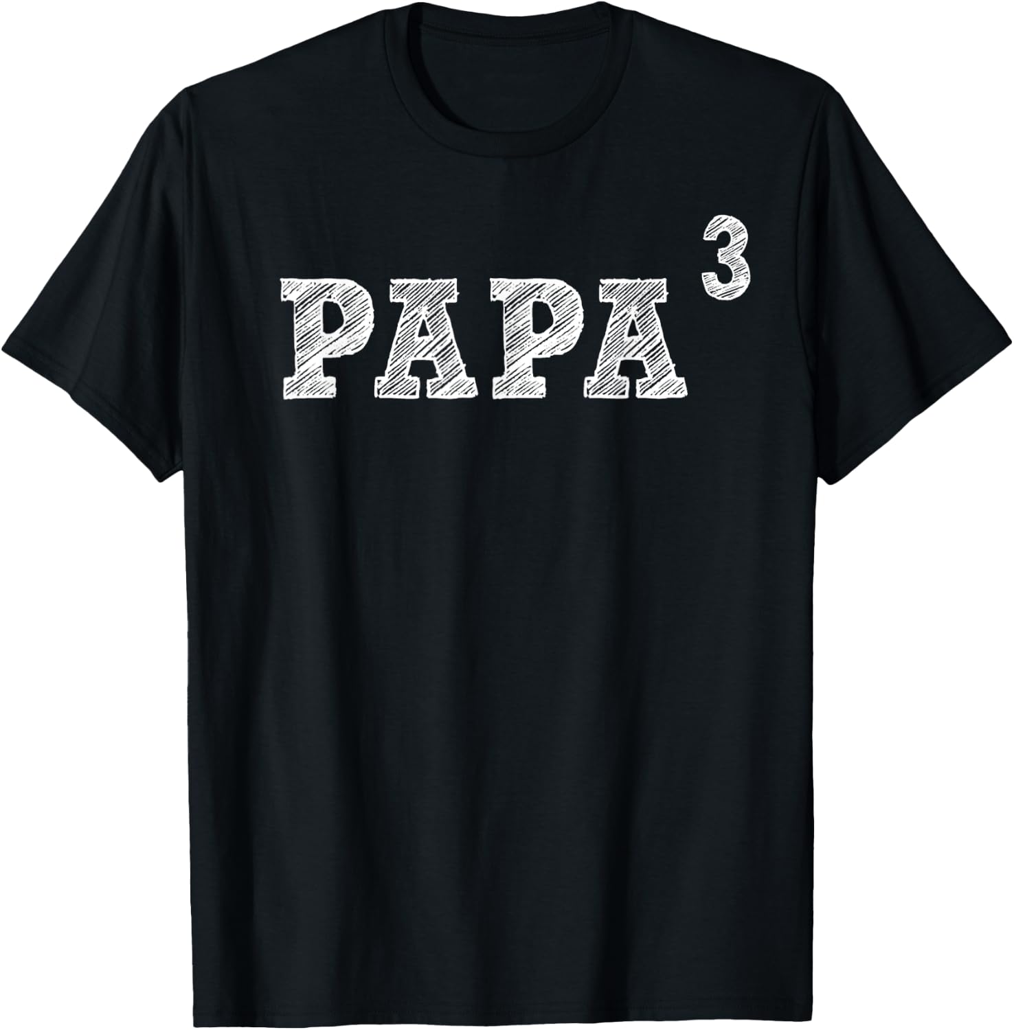 Papa3, Papa Cubed T-Shirt - T-Shirt | Black