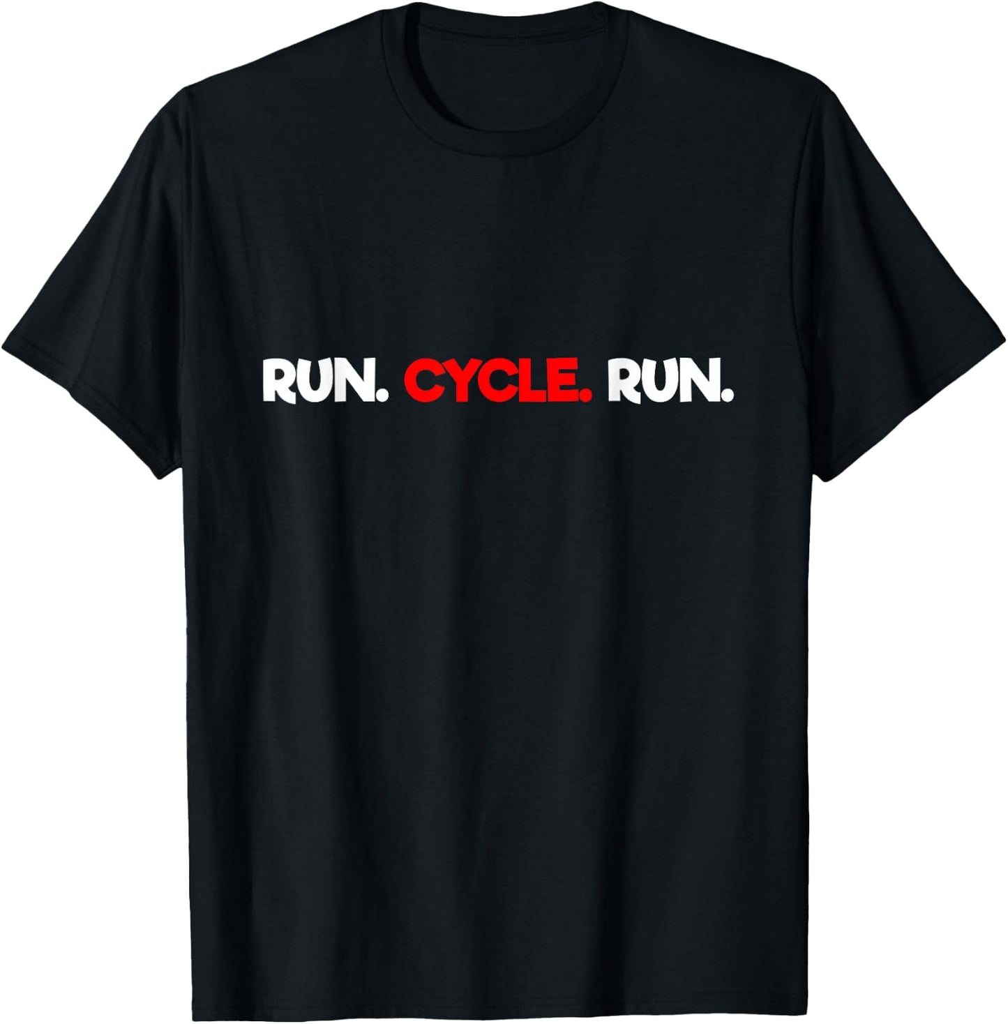 Run Cycle Run Duathlon T-Shirt - T-Shirt | Black