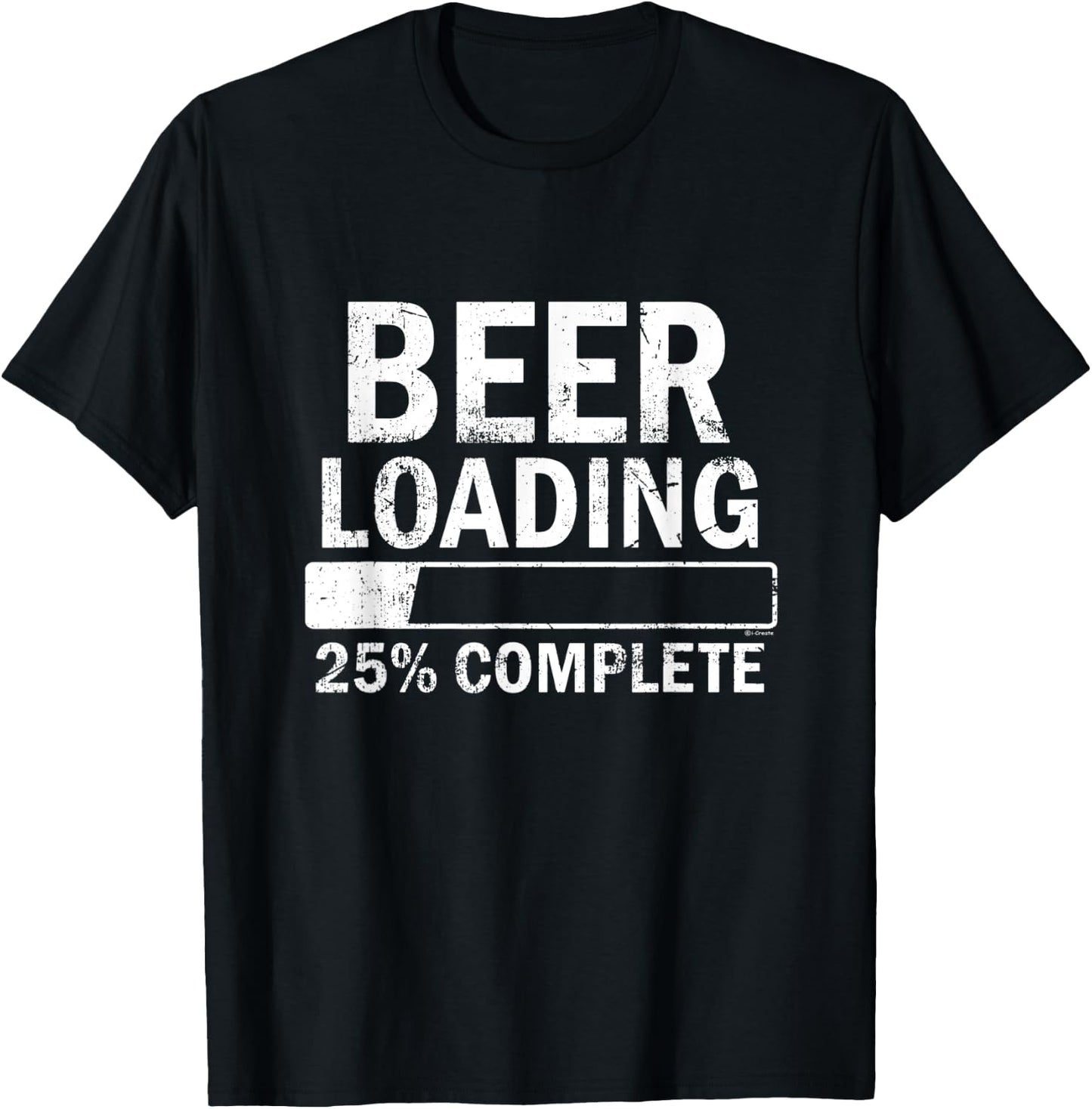 Beer Loading Funny T-Shirt - T-Shirt | Black