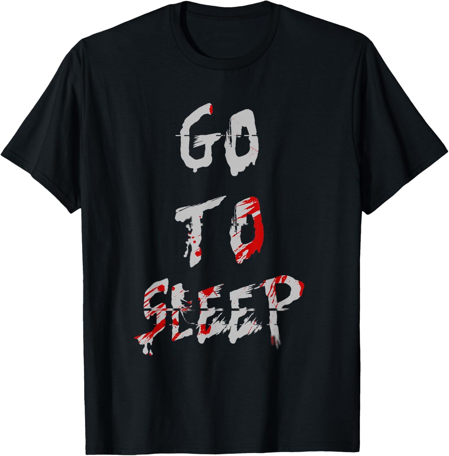 Jeff The Killer Go To Sleep Bloody Shirt T-Shirt - T-Shirt | Black