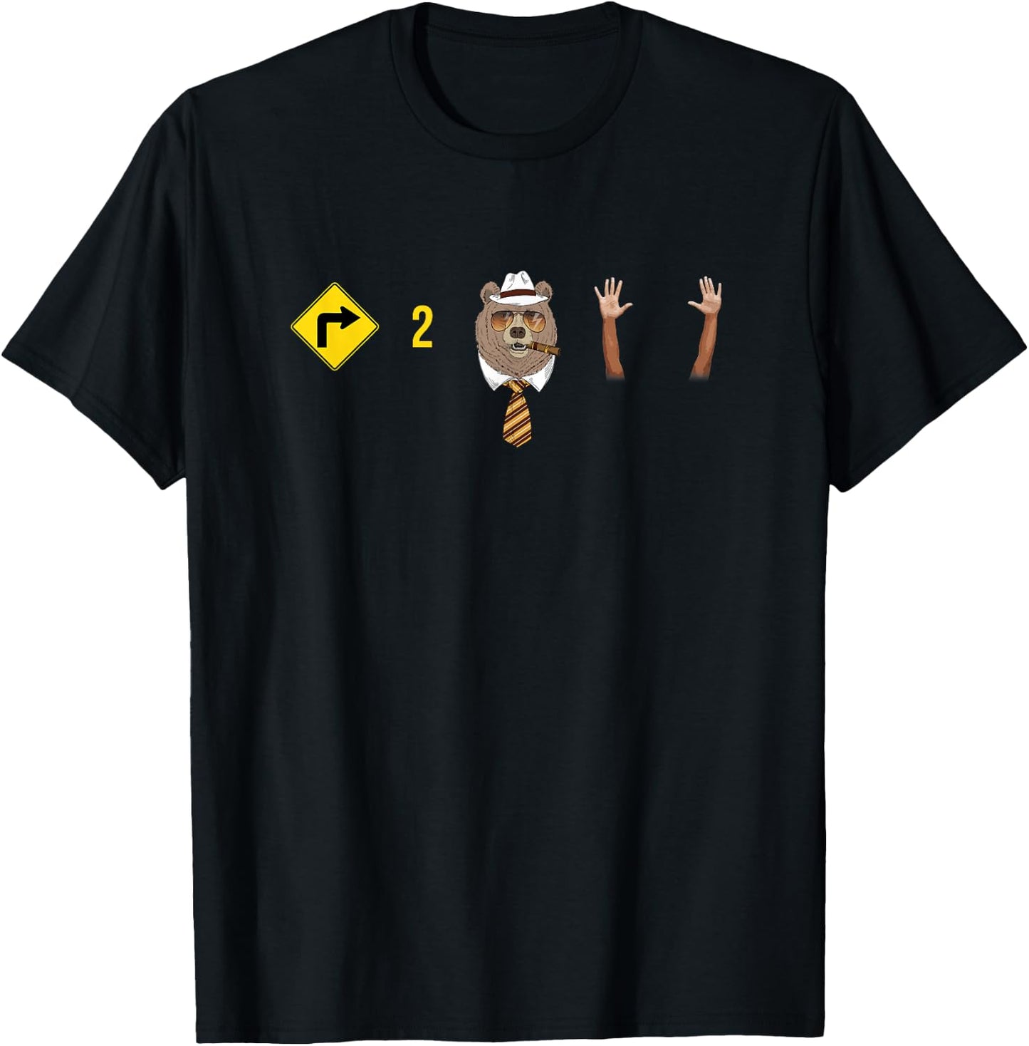 Right To Bear Arms Pro Gun Shirt Funny Patriotic Military TS T-Shirt - T-Shirt | Black