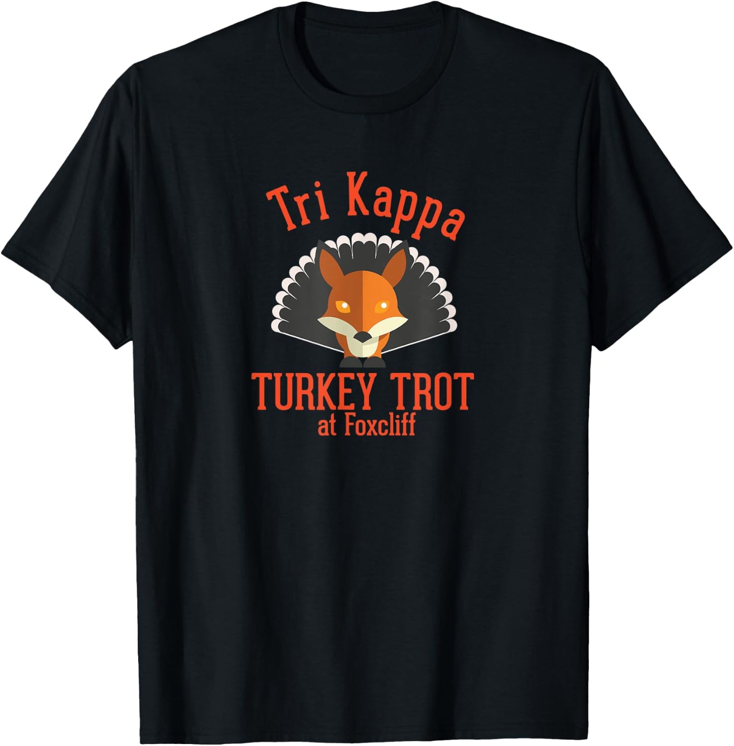 Tri Kappa Turkey Trot at Foxcliff Short Sleeve T-Shirt - T-Shirt | Black