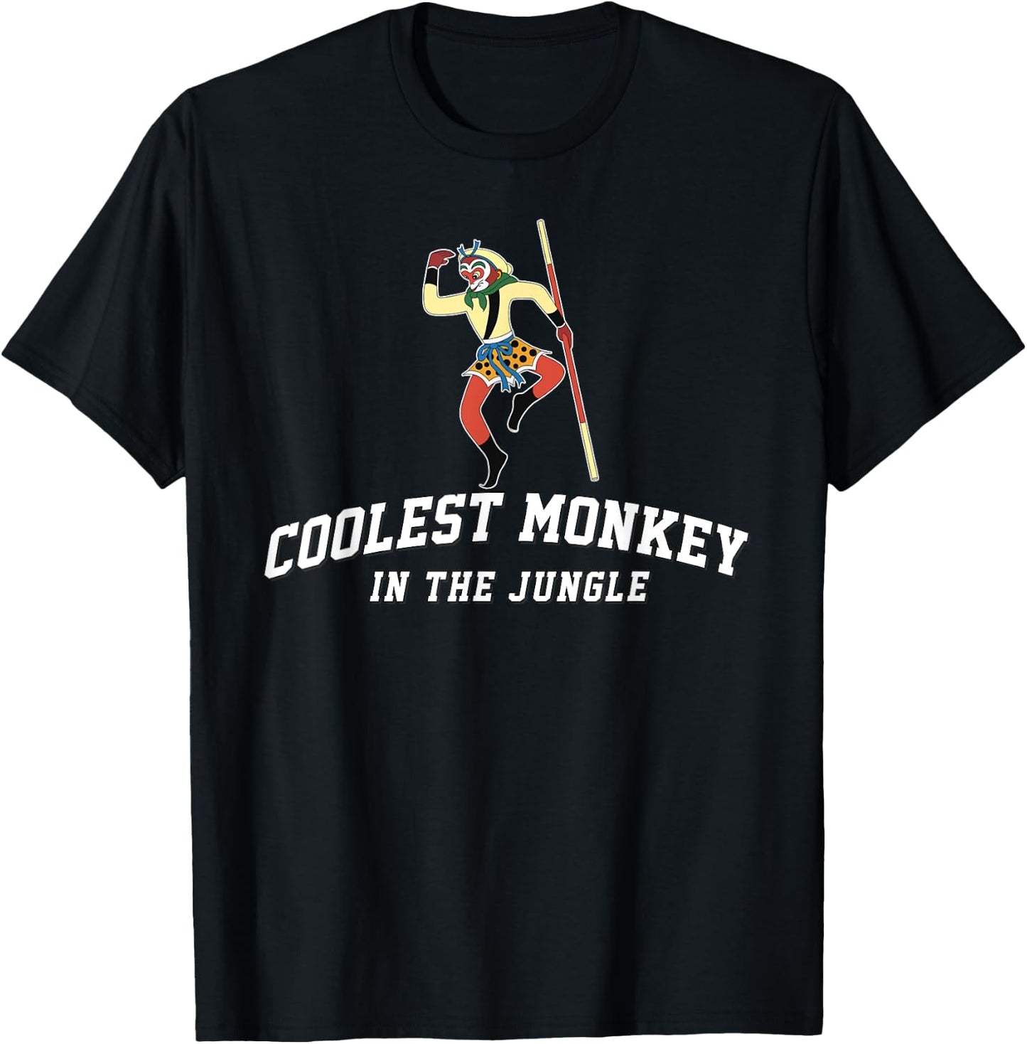 Sun Wukong for the Coolest Monkey in the Jungle T-Shirt - T-Shirt | Black