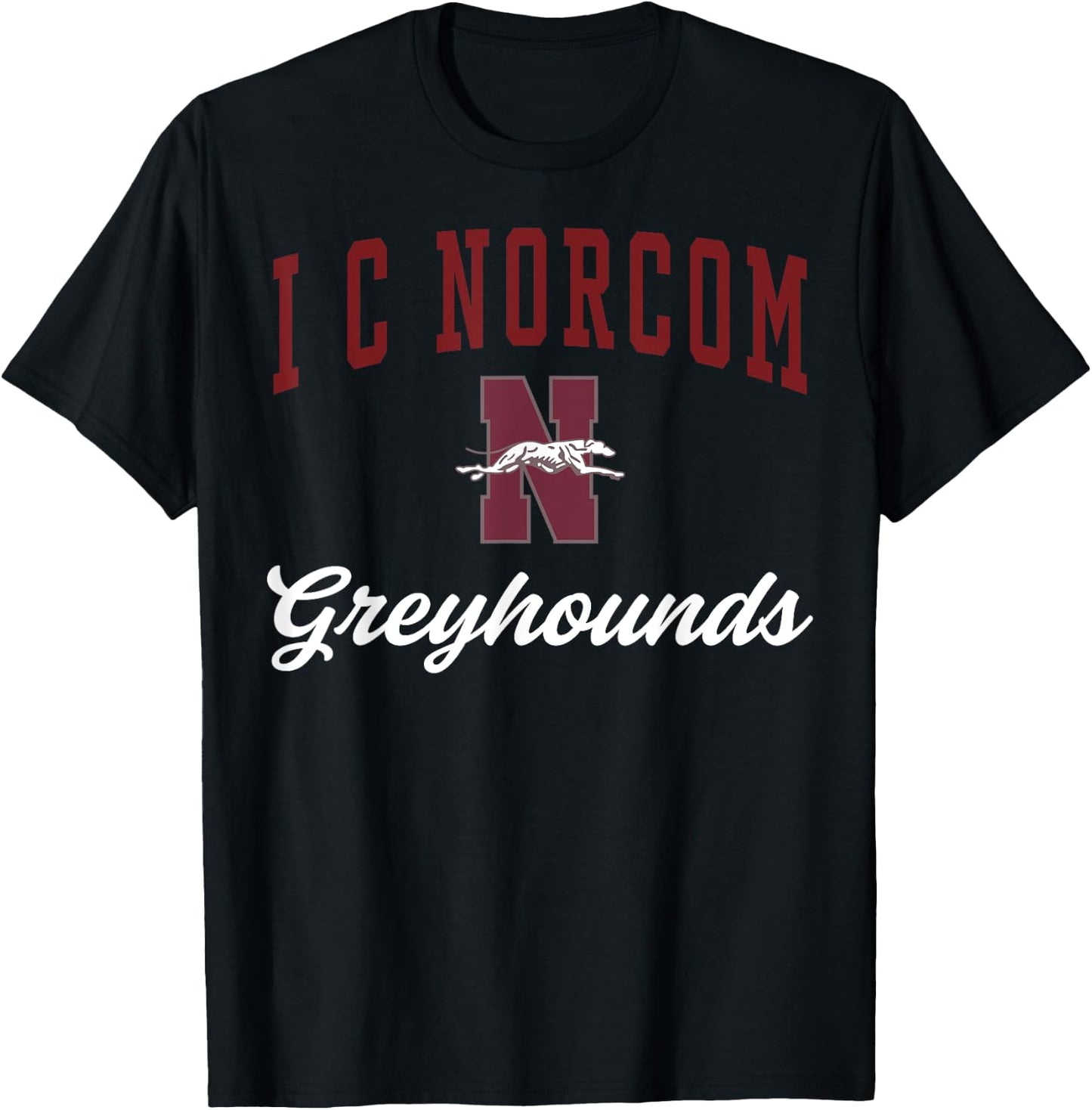 I C Norcom High School Greyhounds C3 T-Shirt - T-Shirt | Black