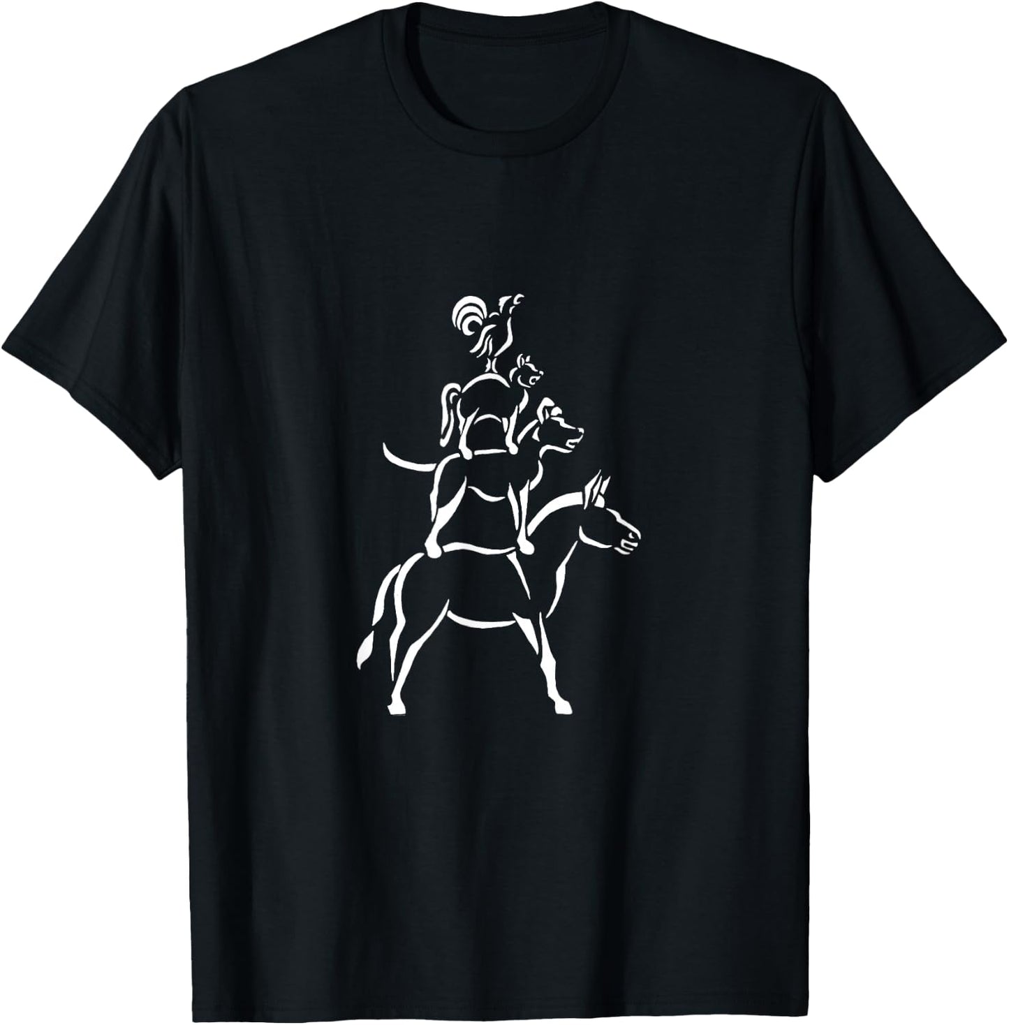 Bremen Town Musicians ( ) T-Shirt - T-Shirt | Black