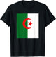 Flag of Algeria - Algerian Football Team Fans T-Shirt - T-Shirt | Black