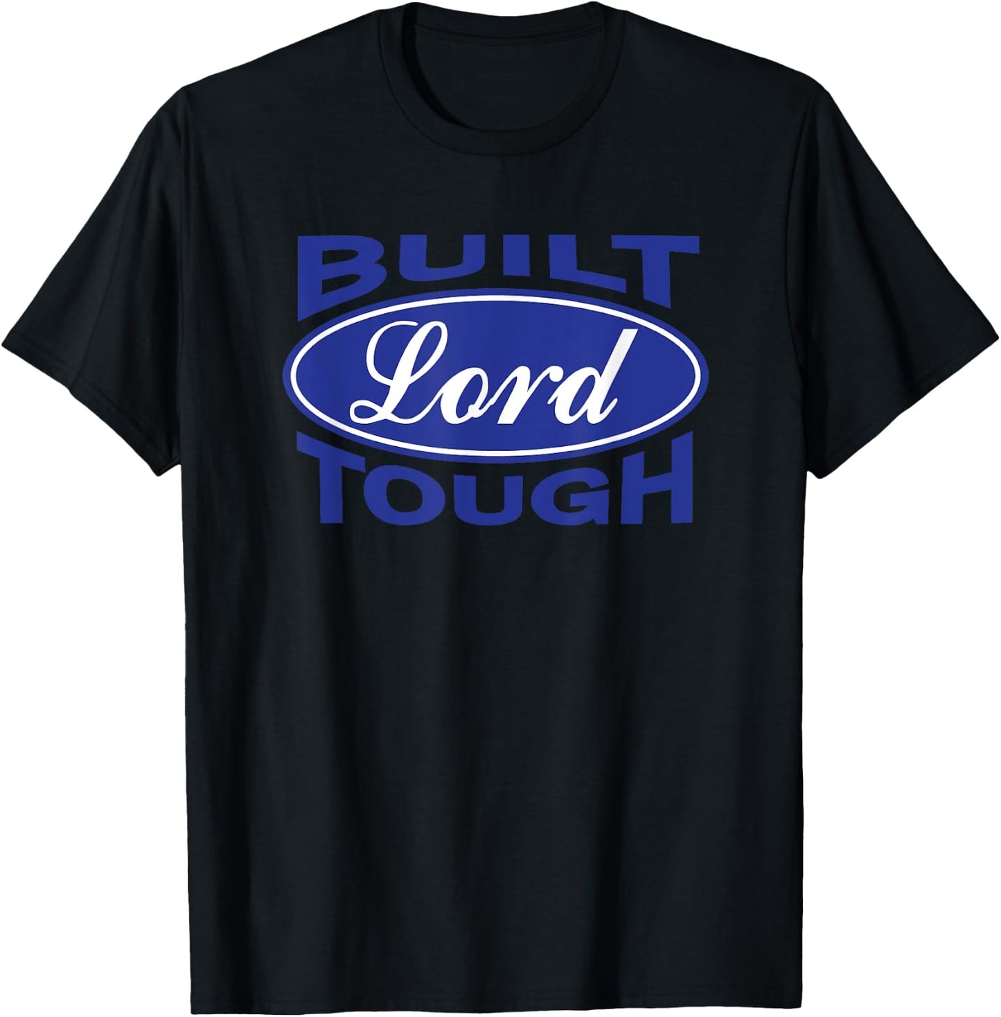 Built Lord Tough - Great Christian Fashion Gift! T-Shirt - T-Shirt | Black