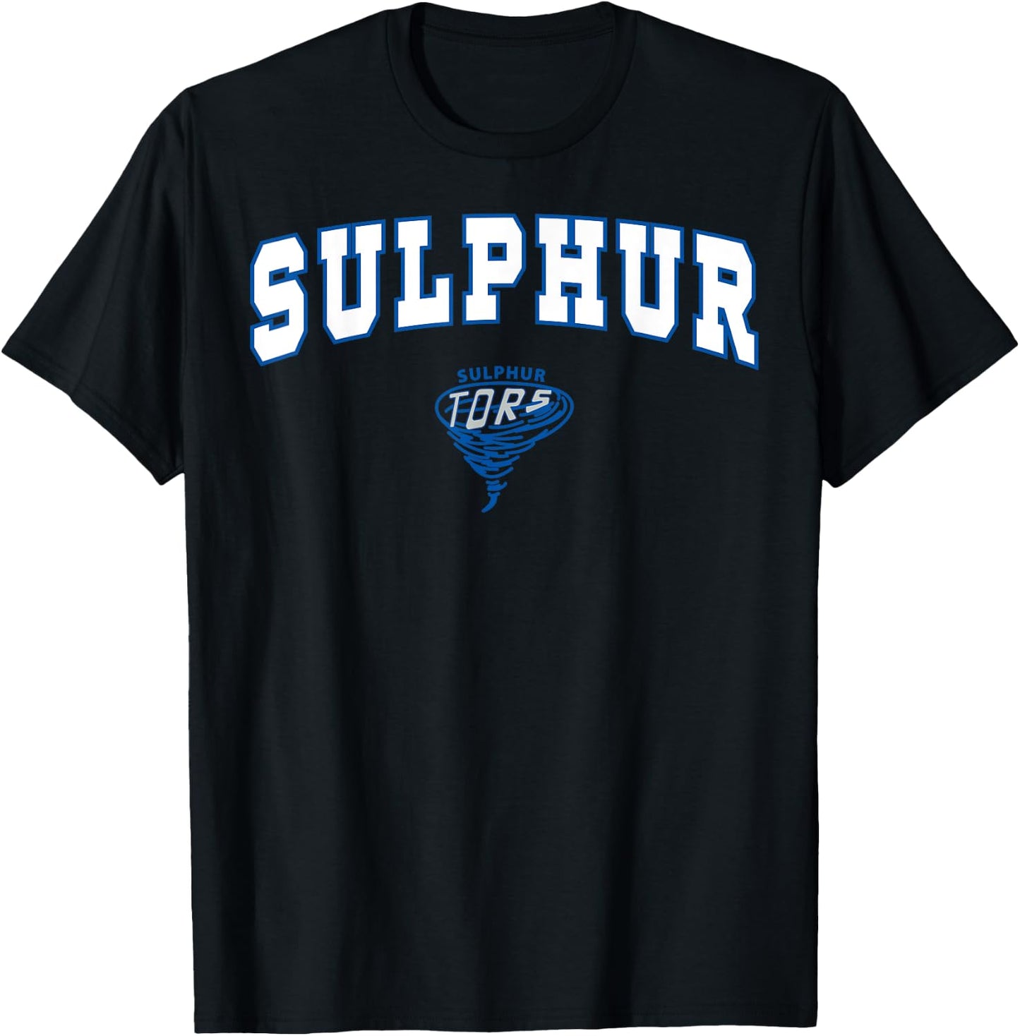 Sulphur High School Golden Tornadoes C2 T-Shirt - T-Shirt | Black