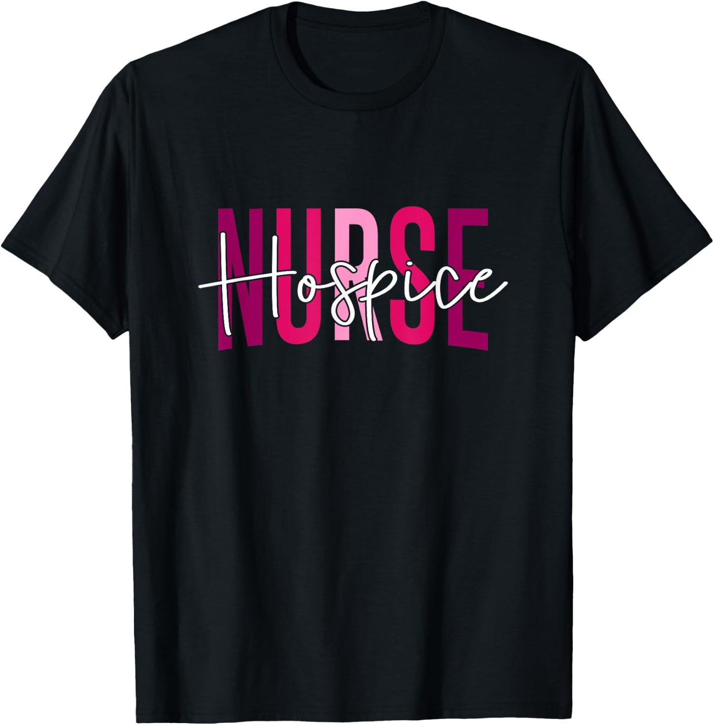Funny Hospice Nurse Doctor Graduation Medical Nursing RN T-Shirt - T-Shirt | Black
