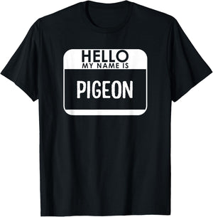 Pigeon Costume Funny Easy Last Minute Halloween Bird Gift T-Shirt - T-Shirt | Black
