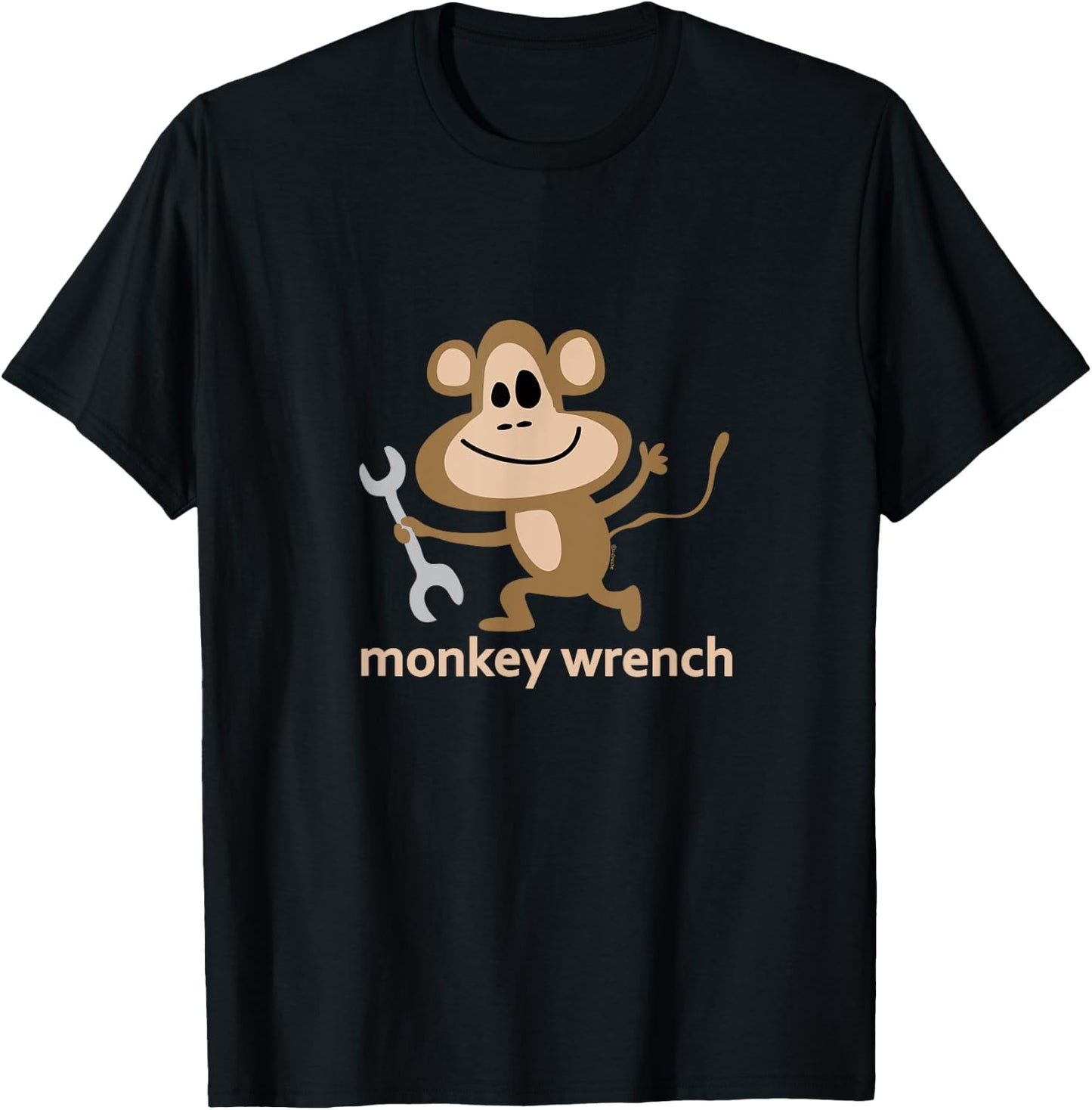 Monkey Wrench T-Shirt - T-Shirt | Black