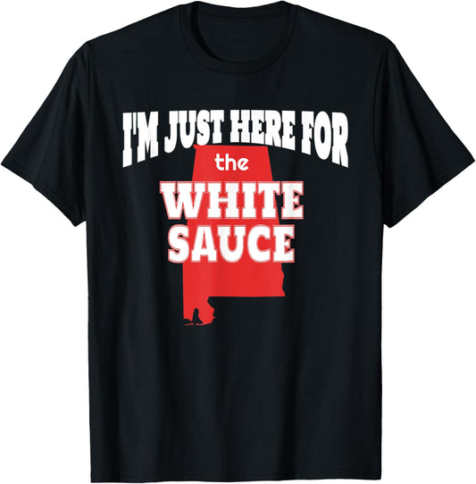 Alabama Barbecue White Sauce for BBQ Pitmaster Cook T-Shirt - T-Shirt | Black
