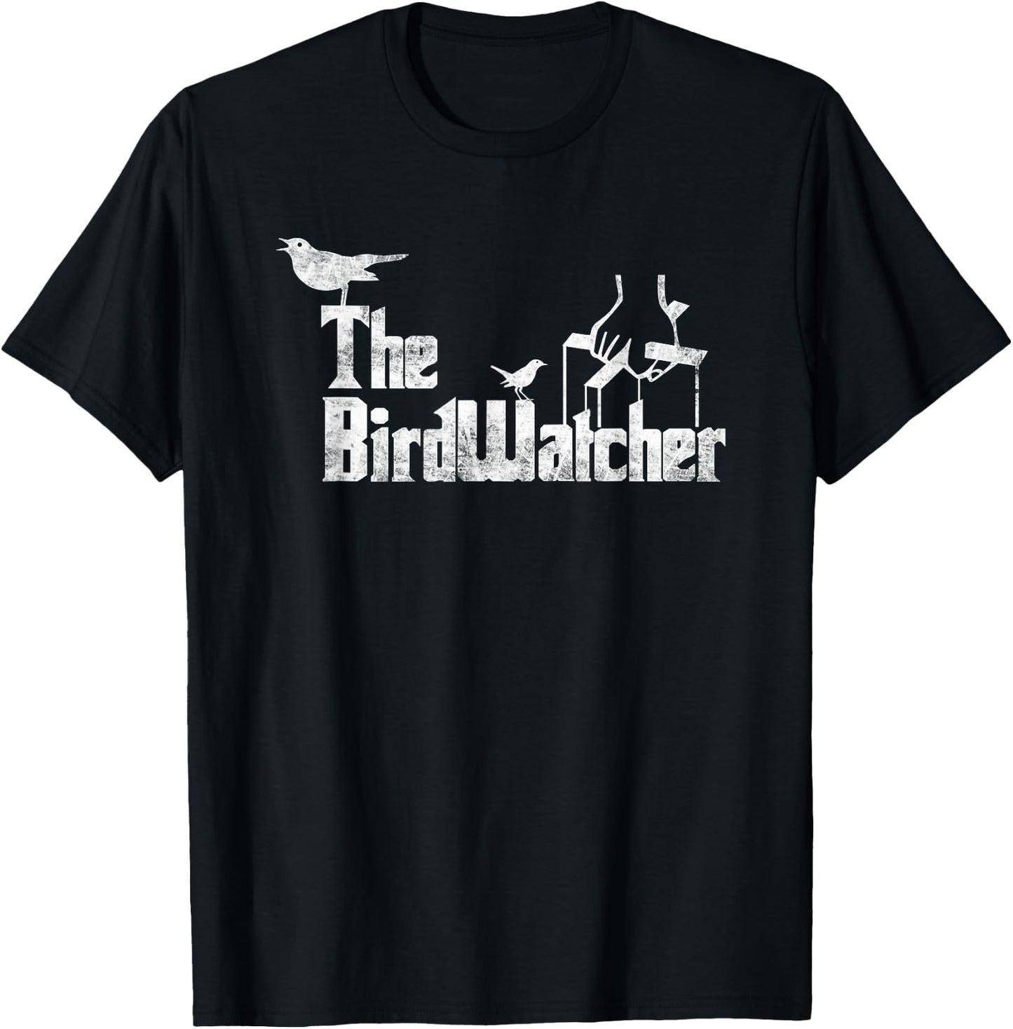 Bird Watching - Funny Bird Watcher T-Shirt - T-Shirt | Black