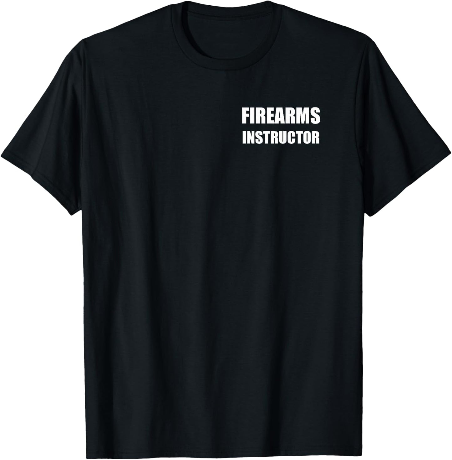 Firearms Instructor Logo Official Uniform Employees Bold T-Shirt - T-Shirt | Black