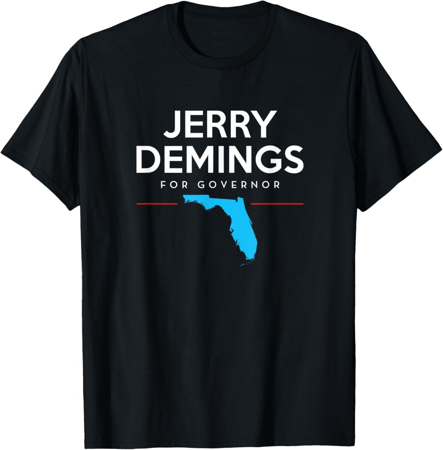 Jerry Demings Florida Governor 2026 T-Shirt - T-Shirt | Black