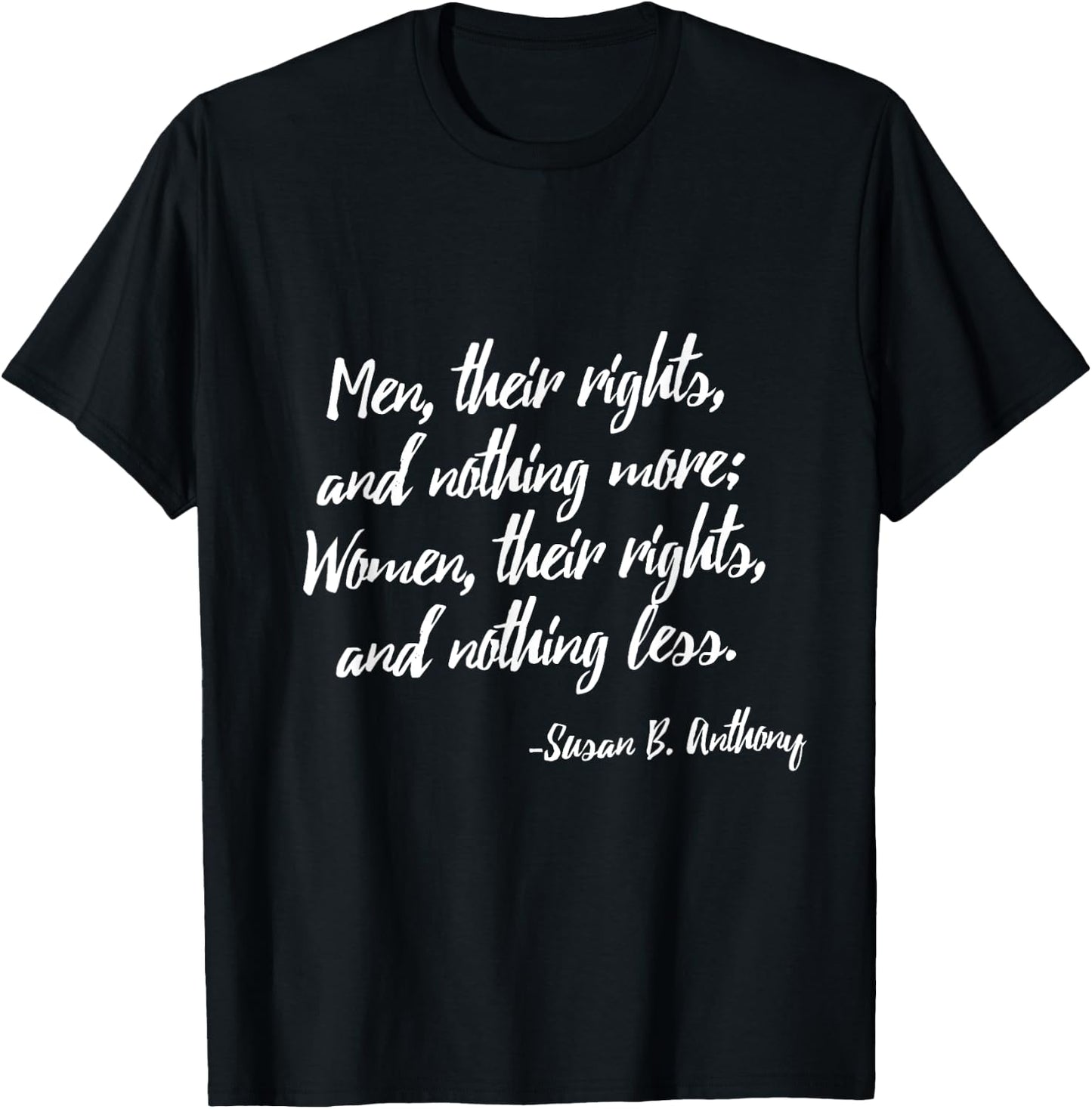 Susan Anthony . Susan B Anthony Feminist T-Shirt - T-Shirt | Black