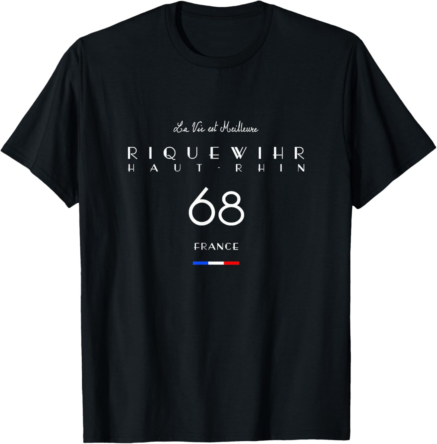 Riquewihr 68 Haut Rhin Alsace France T-Shirt - T-Shirt | Black