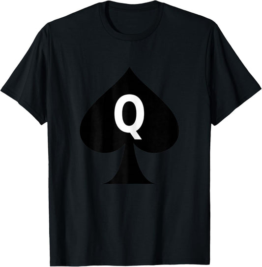 Queen of Spades Hotwife Clothing Gifts T-Shirt - T-Shirt | Black