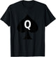Queen of Spades Hotwife Clothing Gifts T-Shirt - T-Shirt | Black