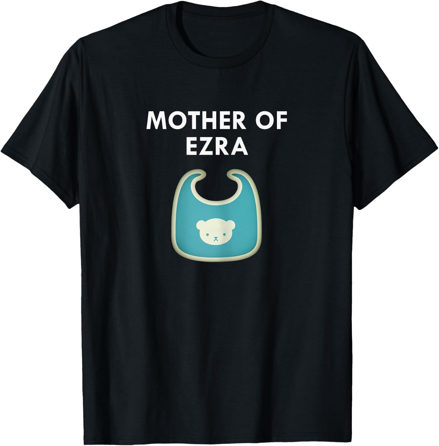 Mother Baby Ezra Newborn Boy Individual T Shirt T-Shirt - T-Shirt | Black