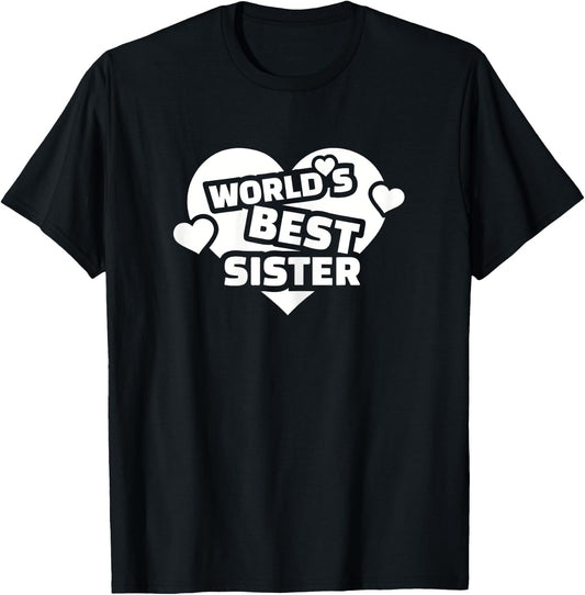 World's best sister T-Shirt - T-Shirt | Black
