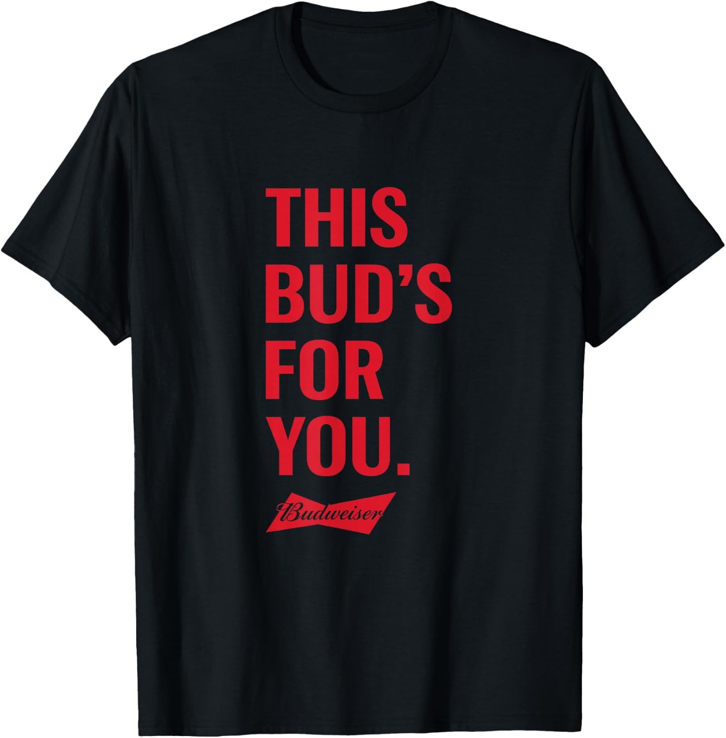 Budweiser 'This Bud's for You' T-Shirt - T-Shirt | Black