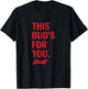 Budweiser 'This Bud's for You' T-Shirt - T-Shirt | Black