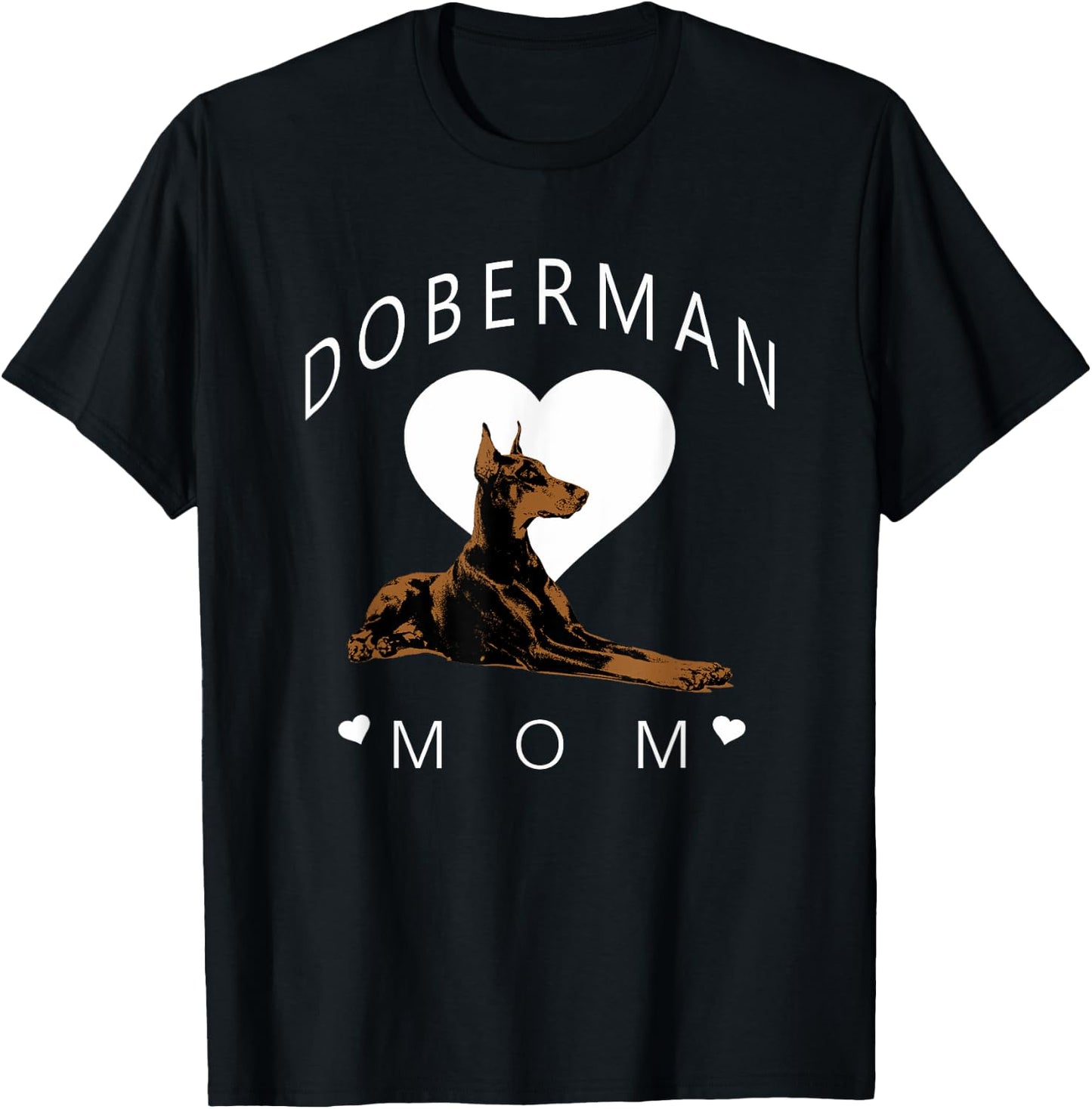 Doberman Pinscher Mom T-Shirt - T-Shirt | Black