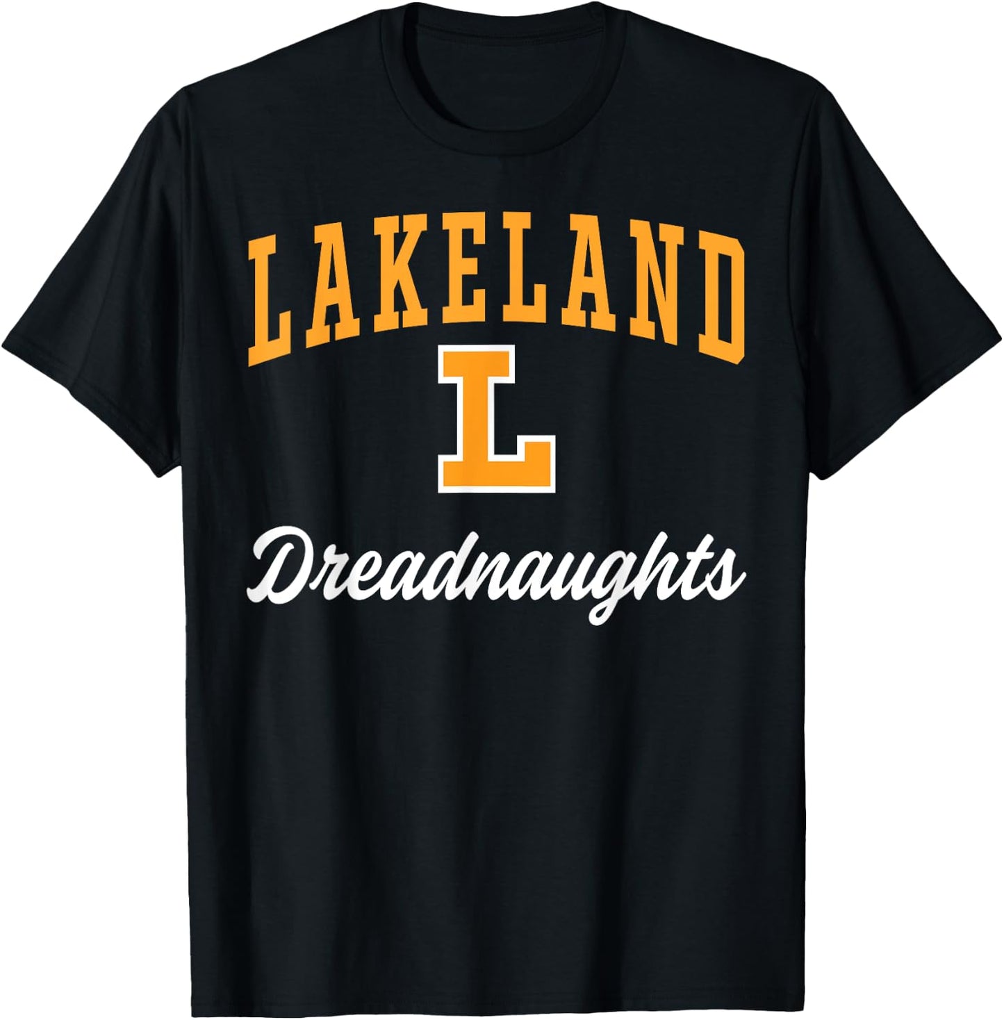 Lakeland High School Dreadnaughts C3 T-Shirt - T-Shirt | Black