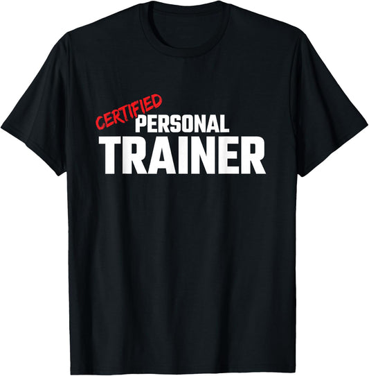 Fitness Instructor - Health Fitness Coach - Personal Trainer T-Shirt - T-Shirt | Black