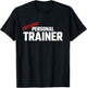 Fitness Instructor - Health Fitness Coach - Personal Trainer T-Shirt - T-Shirt | Black