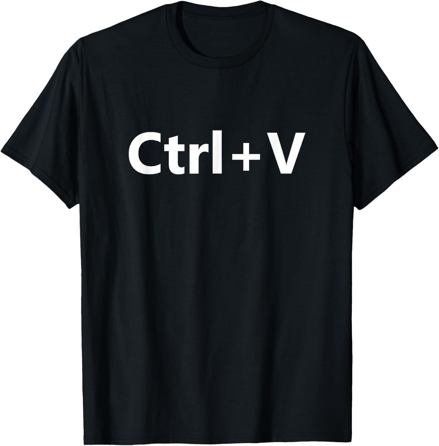 Ctrl V Family Matching Copy Paste T-Shirt - T-Shirt | Black