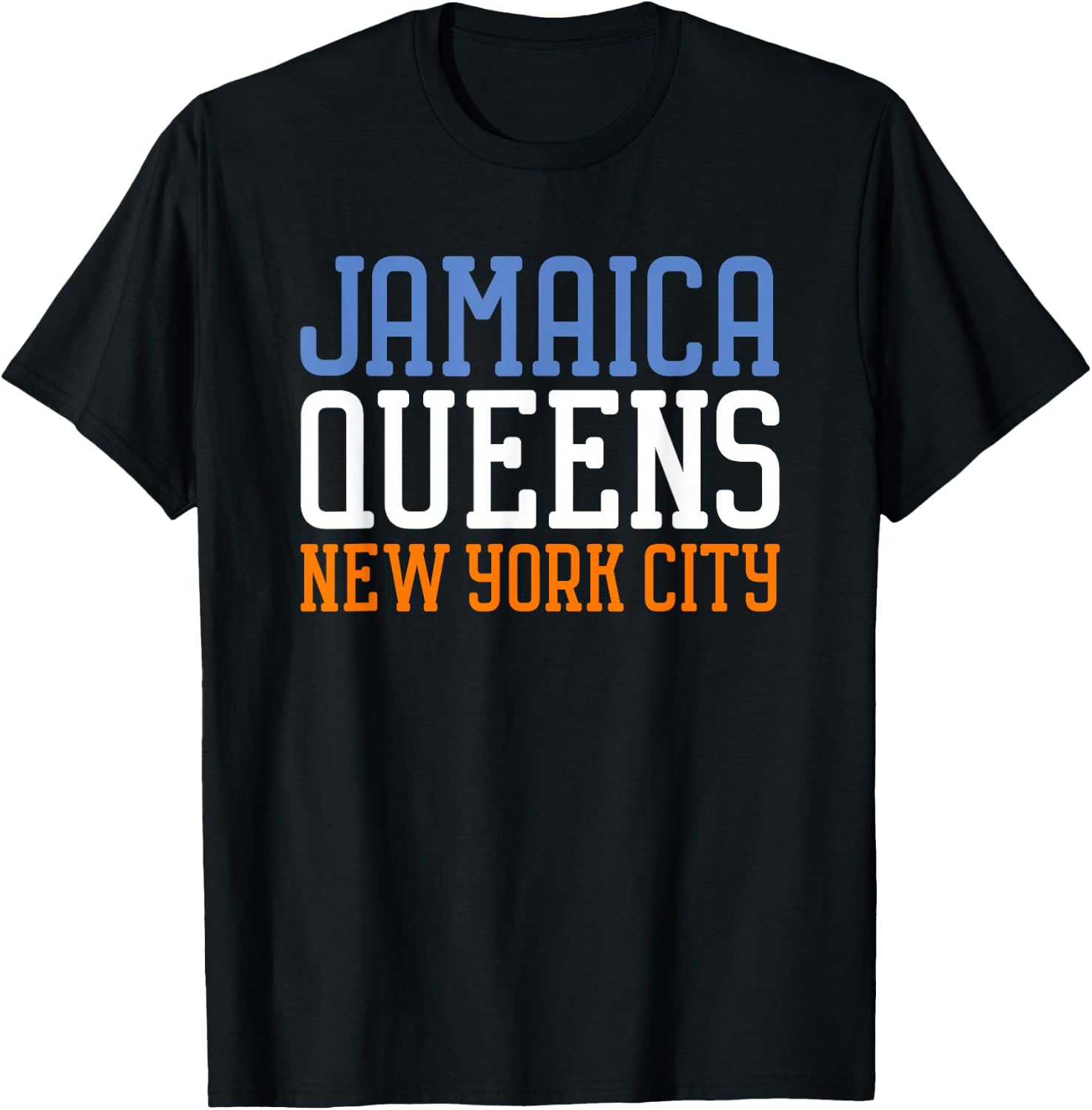 Jamaica Queens New York NY t shirt T-Shirt - T-Shirt | Black