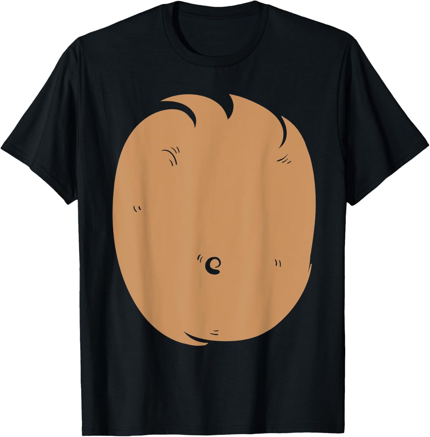 Monkey Ape Gorilla Belly Halloween Office Party Costume T-Shirt - T-Shirt | Black