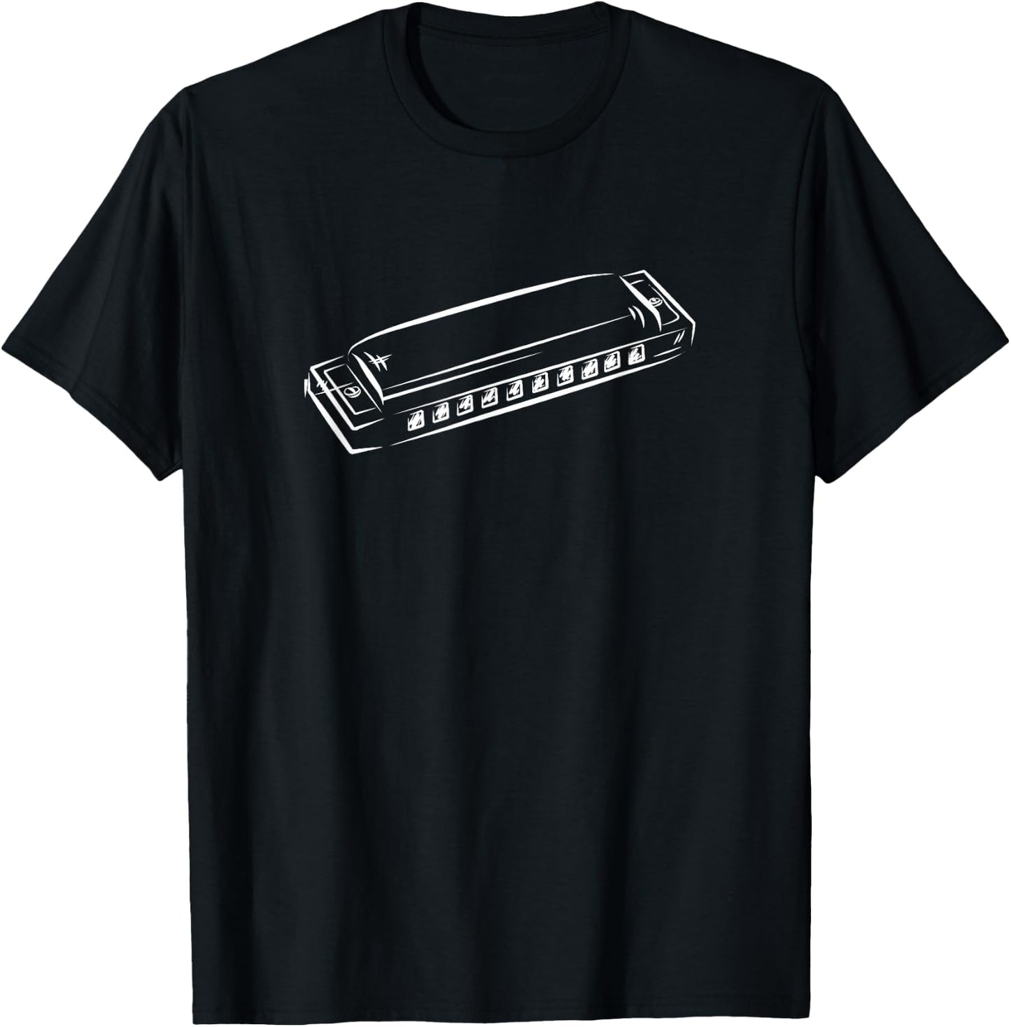 Harmonica T-Shirt - T-Shirt | Black