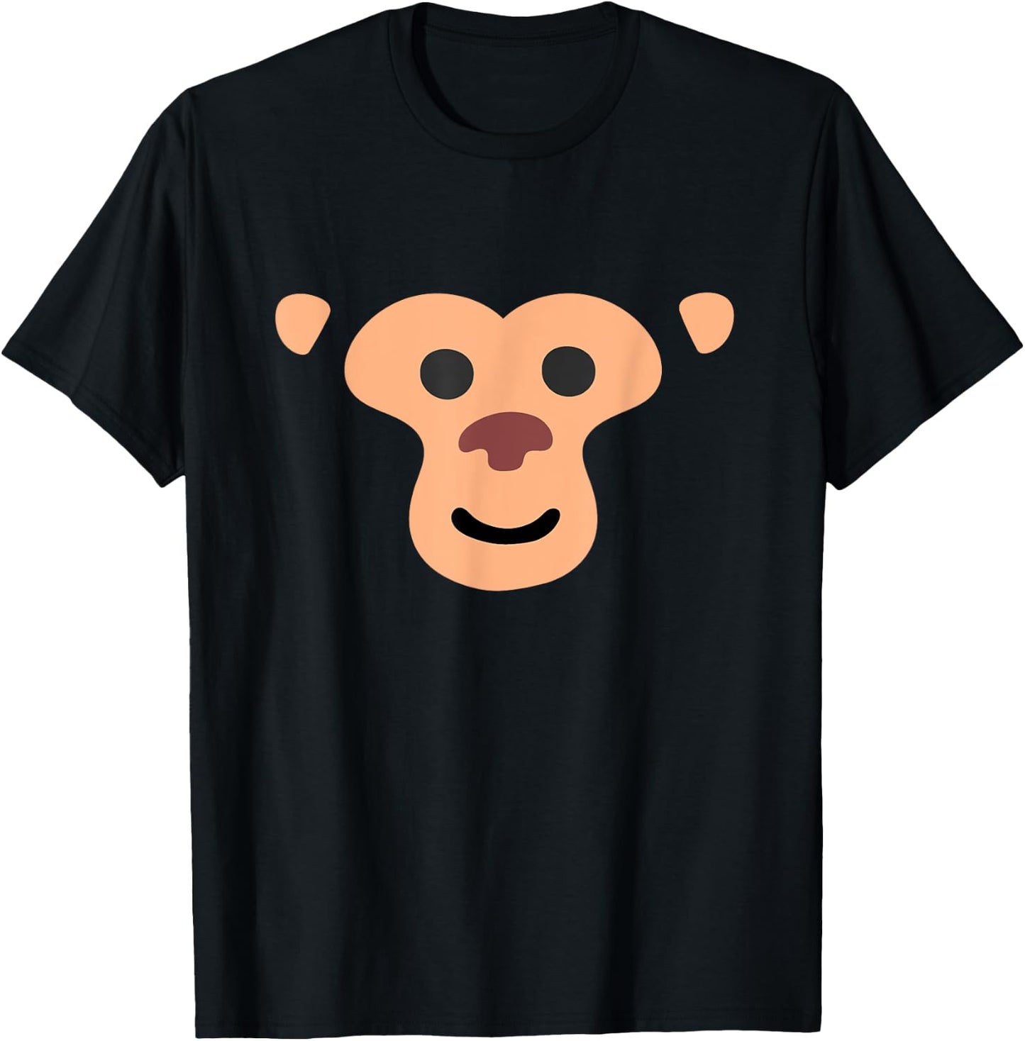 Cute Monkey Face Awesome Halloween Costume Gift T-Shirt - T-Shirt | Black