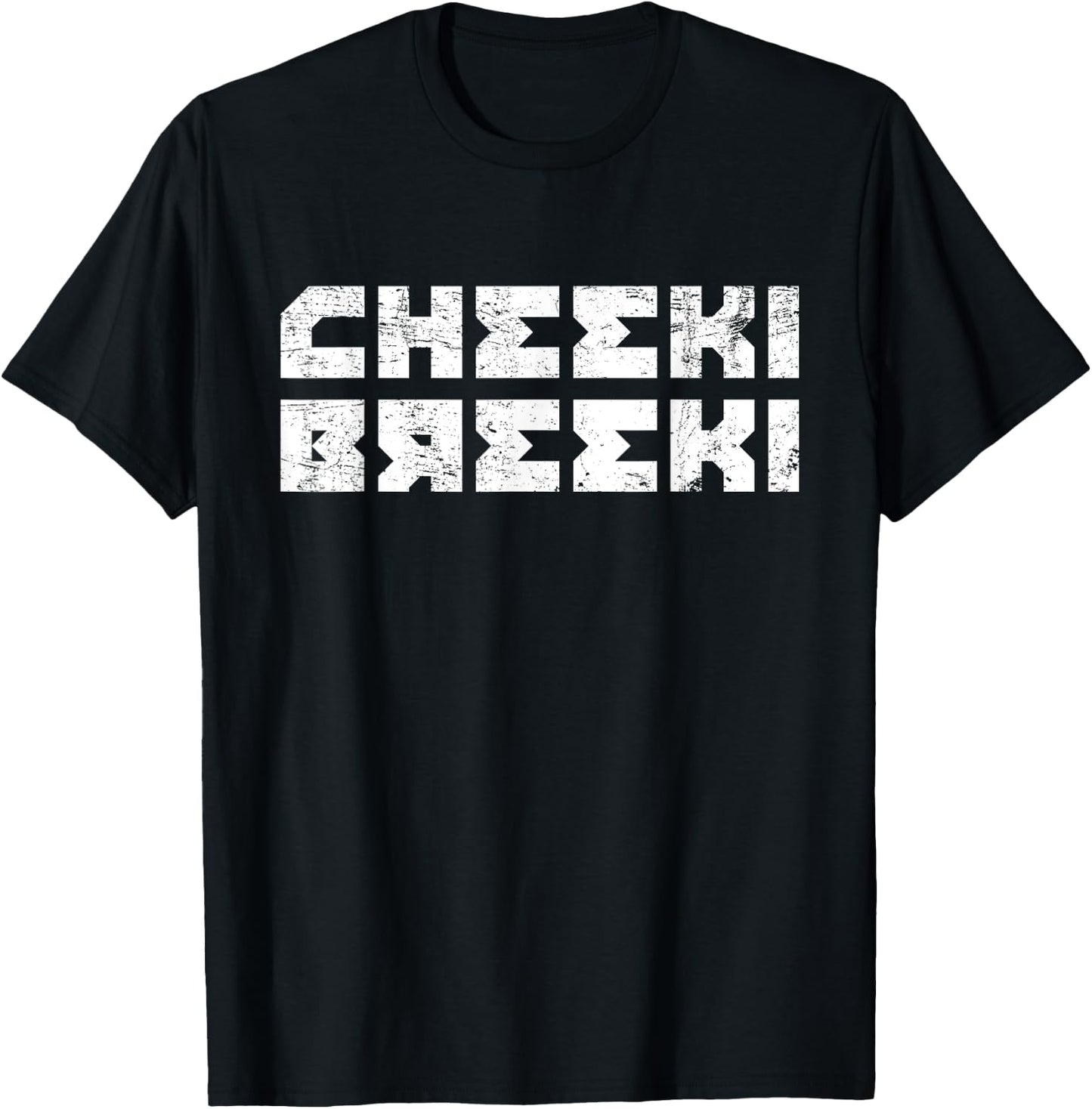 Cheeki Breeki - Gopnik Slav Style Funny Gamer T-Shirt - T-Shirt | Black