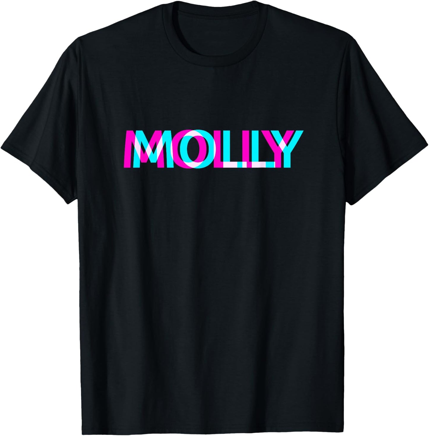Molly MDMA Ecstasy Shirt XTC Rave Festival T-Shirt - T-Shirt | Black