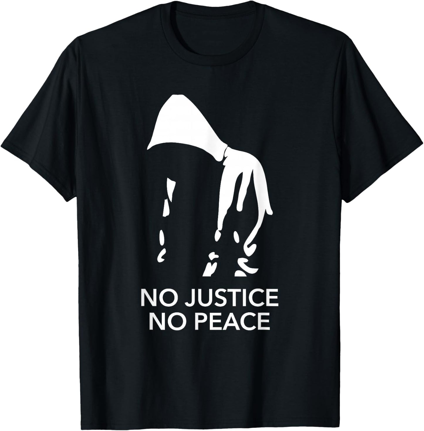 No Justice No Peace Black Lives Matter Shirt T-Shirt - T-Shirt | Black