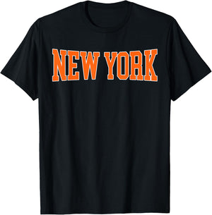 New York - Throwback Design Print - Classic T-Shirt - T-Shirt | Black